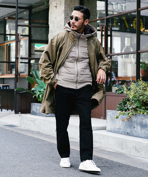 グレージュ MODEL : GO 180cm 66kg Lsize